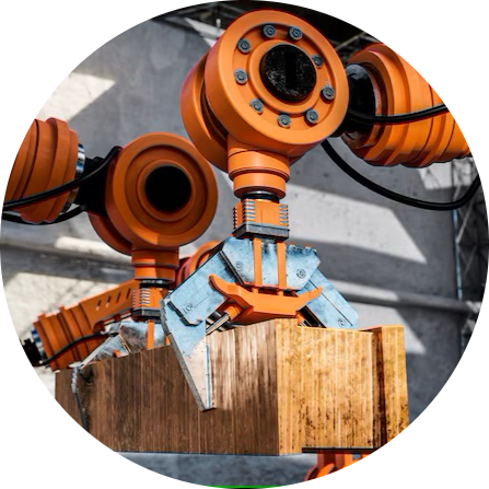 Mechanical elevator arm in Industry